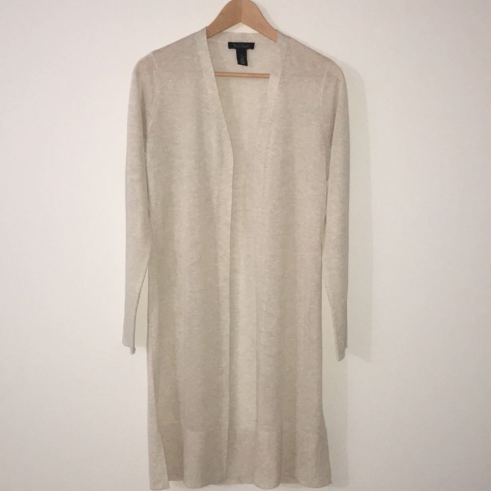 White House Black Market Semi Sheer Cardigan